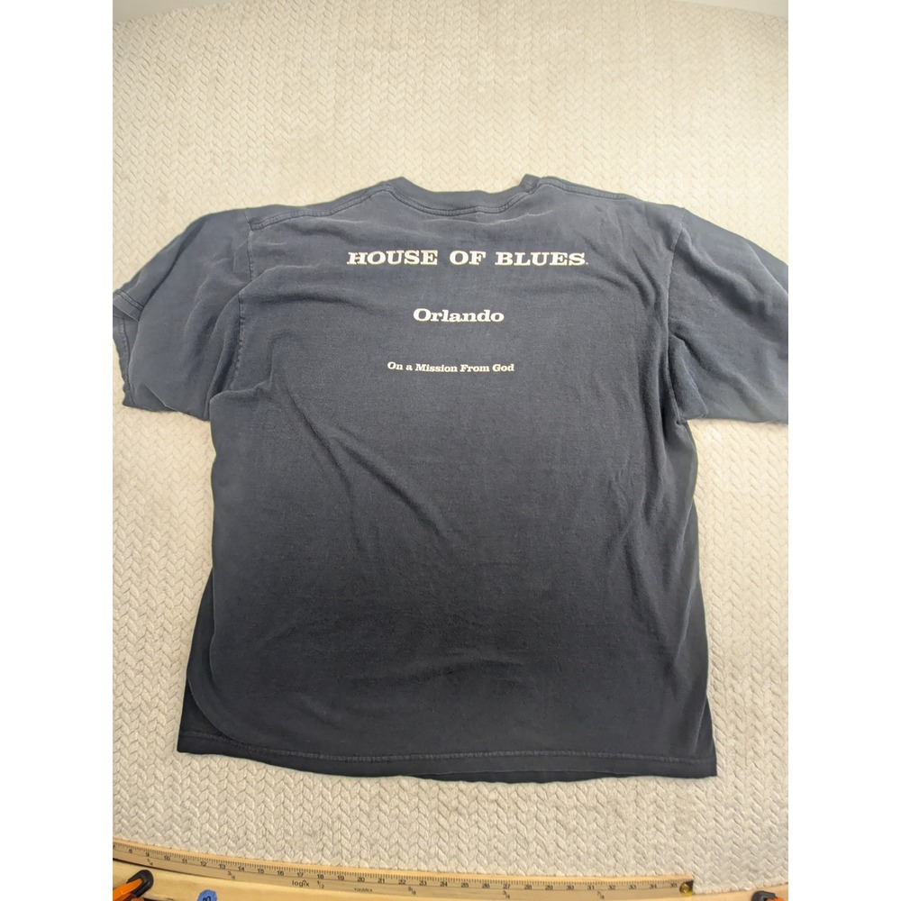 Vintage House‎ of Blues Blues Brothers T-Shirt XXL Black Elwood & Jake Graphic - Picture 9 of 10